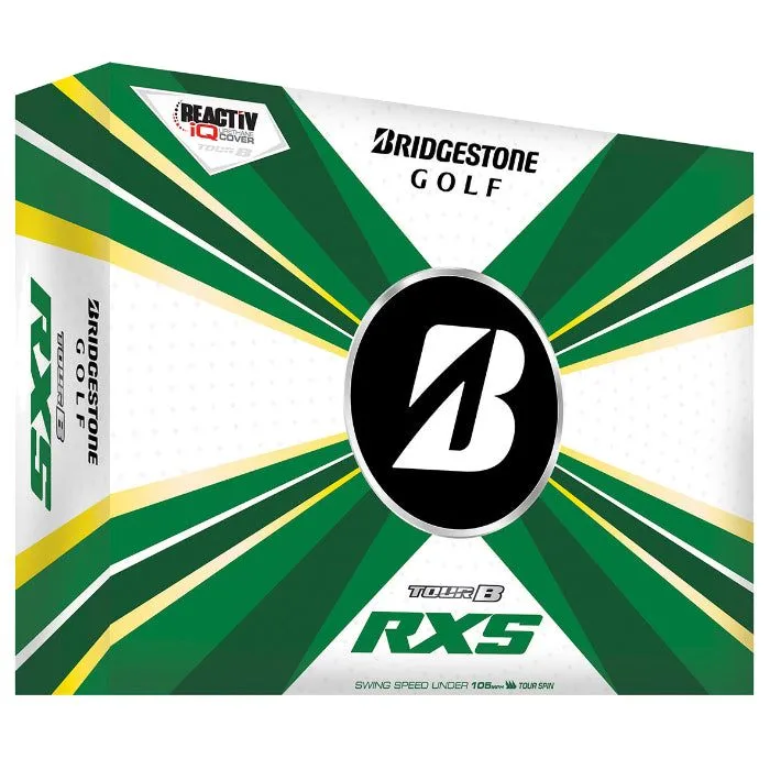 Bridgestone Tour B RXS Golf Balls | White 3 Bridgestone Tour B RXS Golf Balls | White