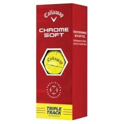 Callaway Chrome Soft Triple Track Golf Balls | Yellow -Golf Callaway Sales Callaway 2022 Chrome Soft Triple Track Golf Balls Yellow 4