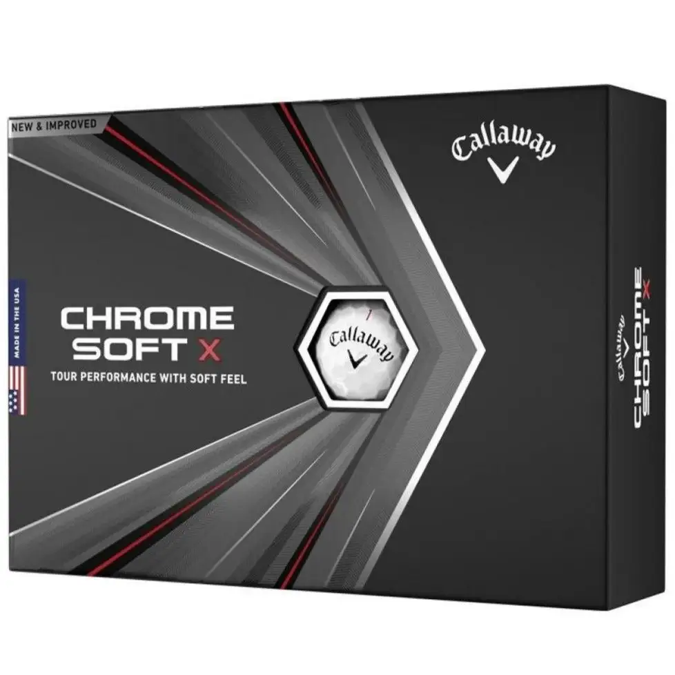 Callaway Chrome Soft X Golf Balls | White 3 Callaway Chrome Soft X Golf Balls | White
