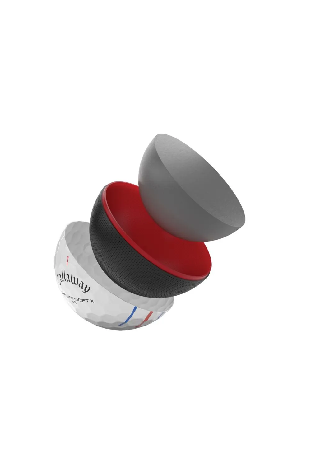 Callaway Chrome Soft X LS Triple Track Balls | White 7 Callaway Chrome Soft X LS Triple Track Balls | White - Image 5