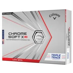 Callaway Chrome Soft X LS Triple Track Balls | White