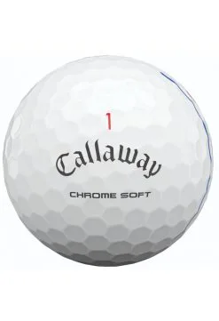 Callaway Chrome Soft Triple Track Golf Balls | White -Golf Callaway Sales Callaway Chrome Soft Triple Track Golf Balls White 18