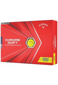 Callaway 2021 Chrome Soft Triple Track Golf Balls | Yellow 9 Callaway 2021 Chrome Soft Triple Track Golf Balls | Yellow -Golf Callaway Sales Callaway Chrome Soft Triple Track Golf Balls Yellow 178