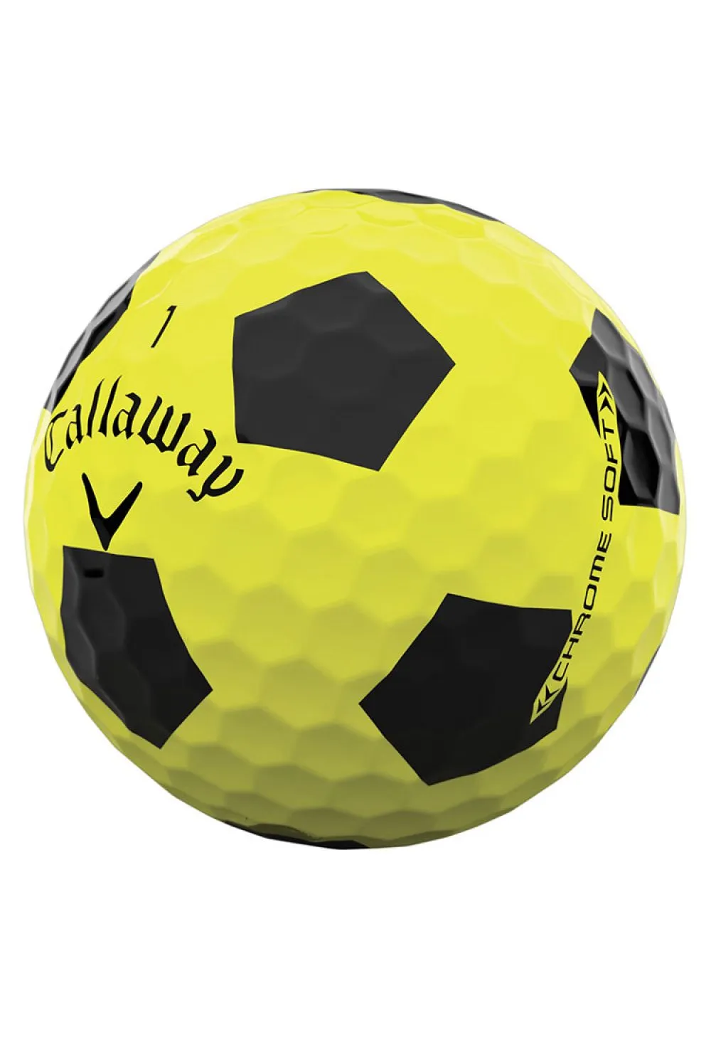 Callaway Chrome Soft Truvis Golf Balls | Yellow/Black 5 Callaway Chrome Soft Truvis Golf Balls | Yellow/Black - Image 3
