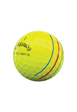 Callaway ERC Soft Triple Track Golf Balls | Yellow -Golf Callaway Sales Callaway ERC Soft Triple Track Golf Balls Yellow 63