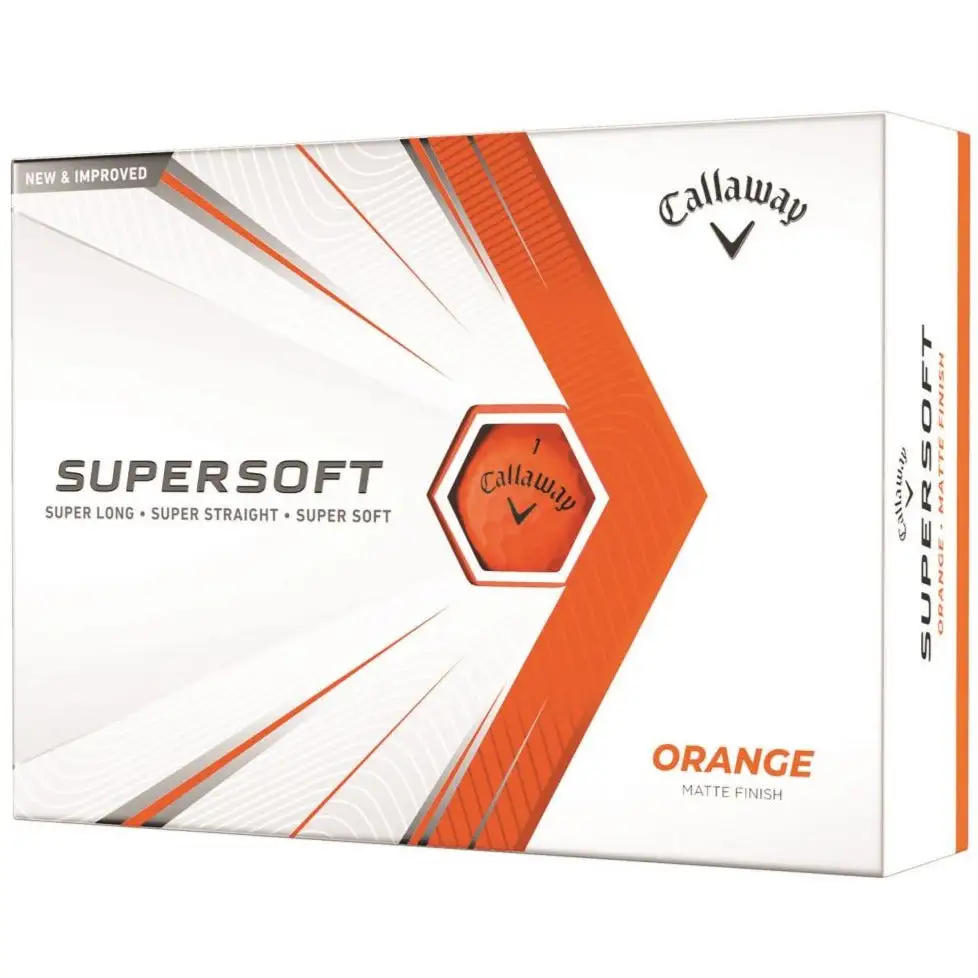 Callaway 2021 Supersoft Golf Balls | Orange 3 Callaway 2021 Supersoft Golf Balls | Orange