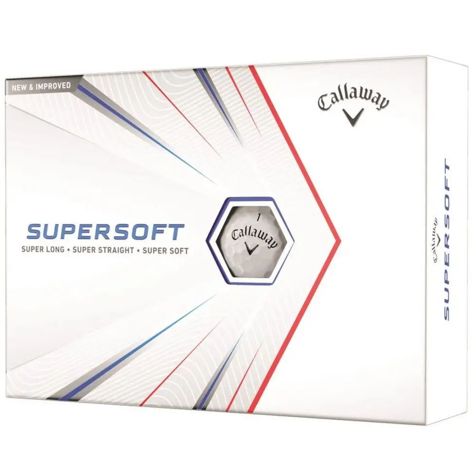 Callaway 2021 Supersoft Golf Balls | White 3 Callaway 2021 Supersoft Golf Balls | White