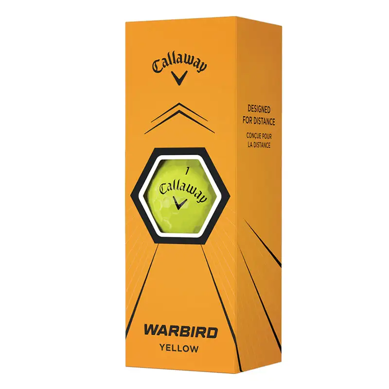 Callaway Warbird Golf Balls | Yellow 4 Callaway Warbird Golf Balls | Yellow - Image 2