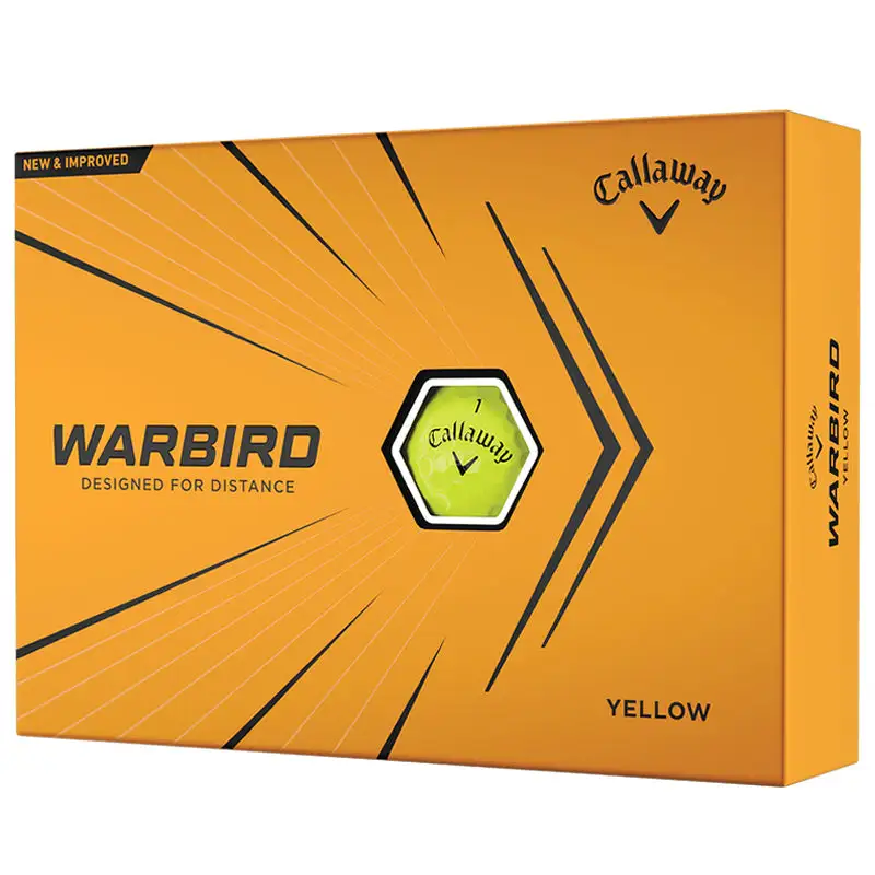 Callaway Warbird Golf Balls | Yellow 3 Callaway Warbird Golf Balls | Yellow