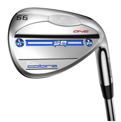 Cobra KING Snakebite One Length Golf Wedge | Satin Chrome