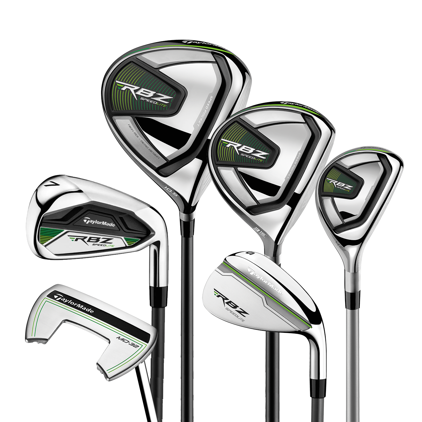 TaylorMade RBZ Speedlite 10Pc Steel Golf Package Set 3 TaylorMade RBZ Speedlite 10Pc Steel Golf Package Set