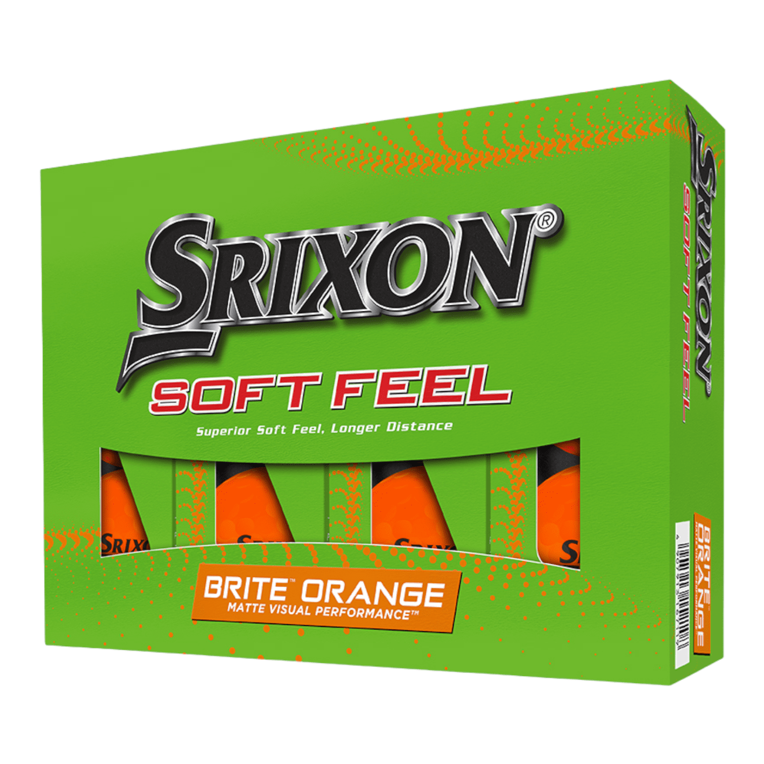 Srixon Soft Feel Brite Golf Balls | Orange 3 Srixon Soft Feel Brite Golf Balls | Orange