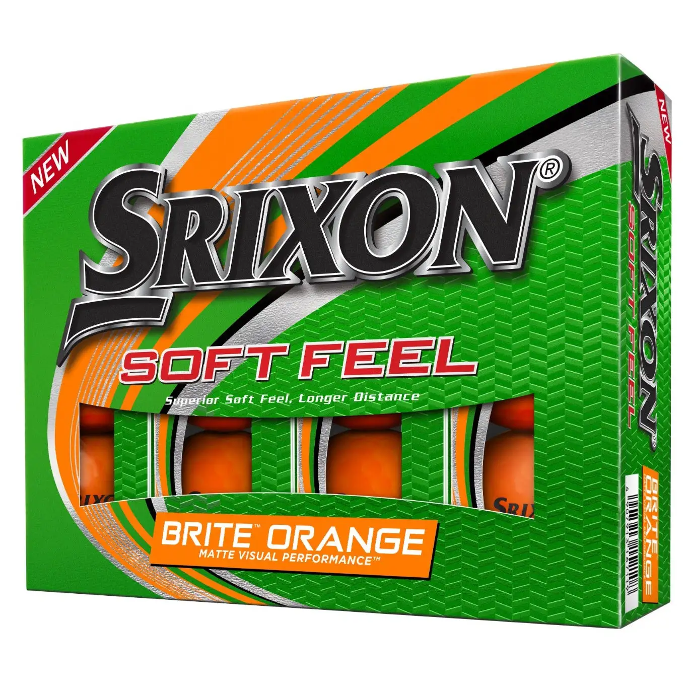 Srixon Soft Feel Brite Golf Balls | Orange 3 Srixon Soft Feel Brite Golf Balls | Orange