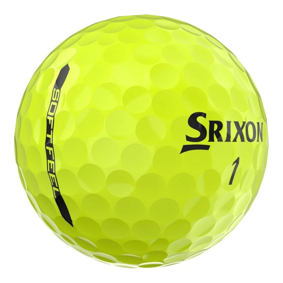 Srixon Soft Feel Golf Balls | Yellow 4 Srixon Soft Feel Golf Balls | Yellow - Image 2