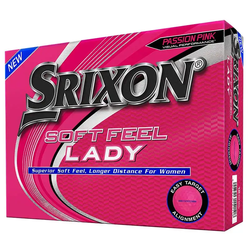 Srixon Soft Feel Lady Golf Balls | Pink 3 Srixon Soft Feel Lady Golf Balls | Pink