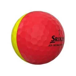 Srixon Q Star Tour Golf Balls Divide Yellow/Red -Golf Callaway Sales Srixon Star Tour Golf Balls Divide Yellow Red 1