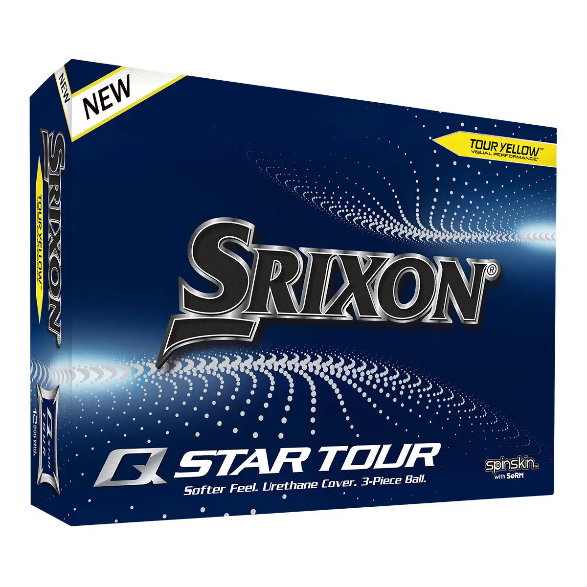 Srixon Q Star Tour Golf Balls | Yellow 5 Srixon Q Star Tour Golf Balls | Yellow - Image 3