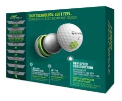 TaylorMade Tour Response Golf Balls | White -Golf Callaway Sales TM22BAL TA505 N7638401 TourResponse WHT GLB dz Tray v3