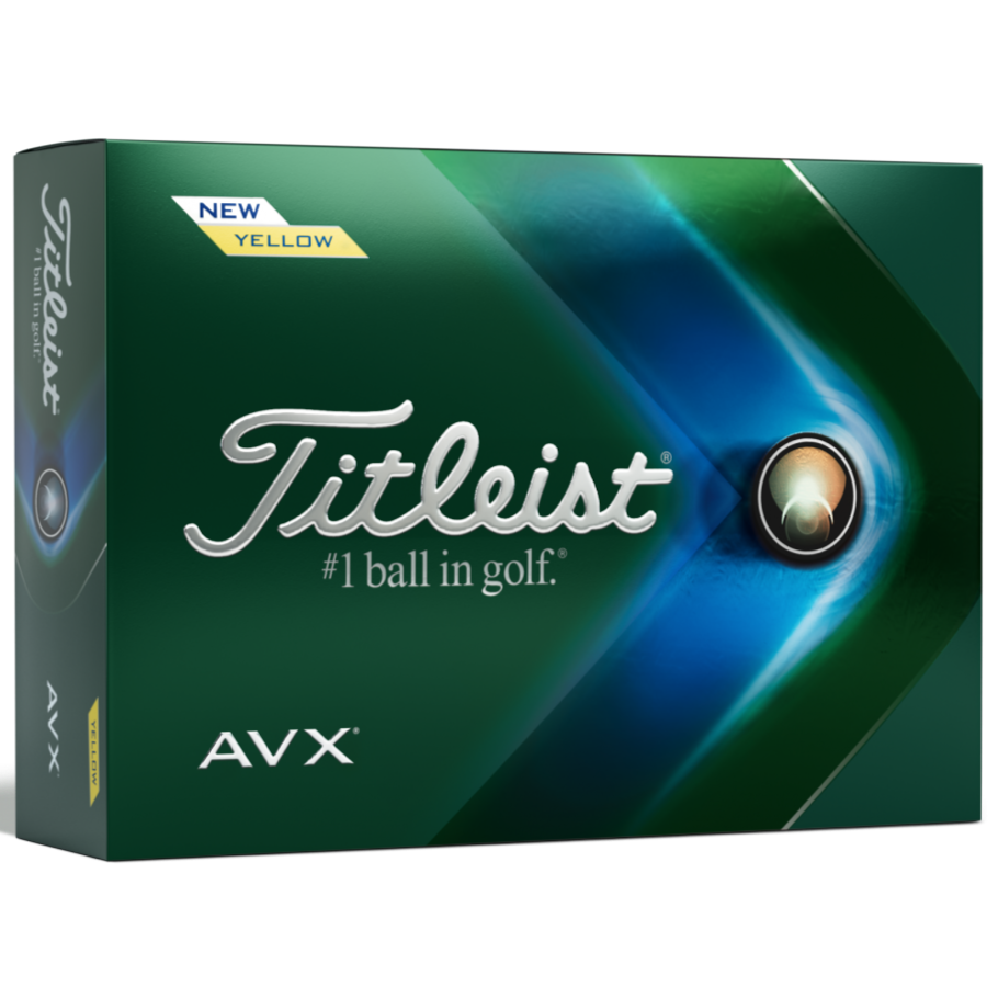 Titleist AVX Golf Balls | Yellow 3 Titleist AVX Golf Balls | Yellow