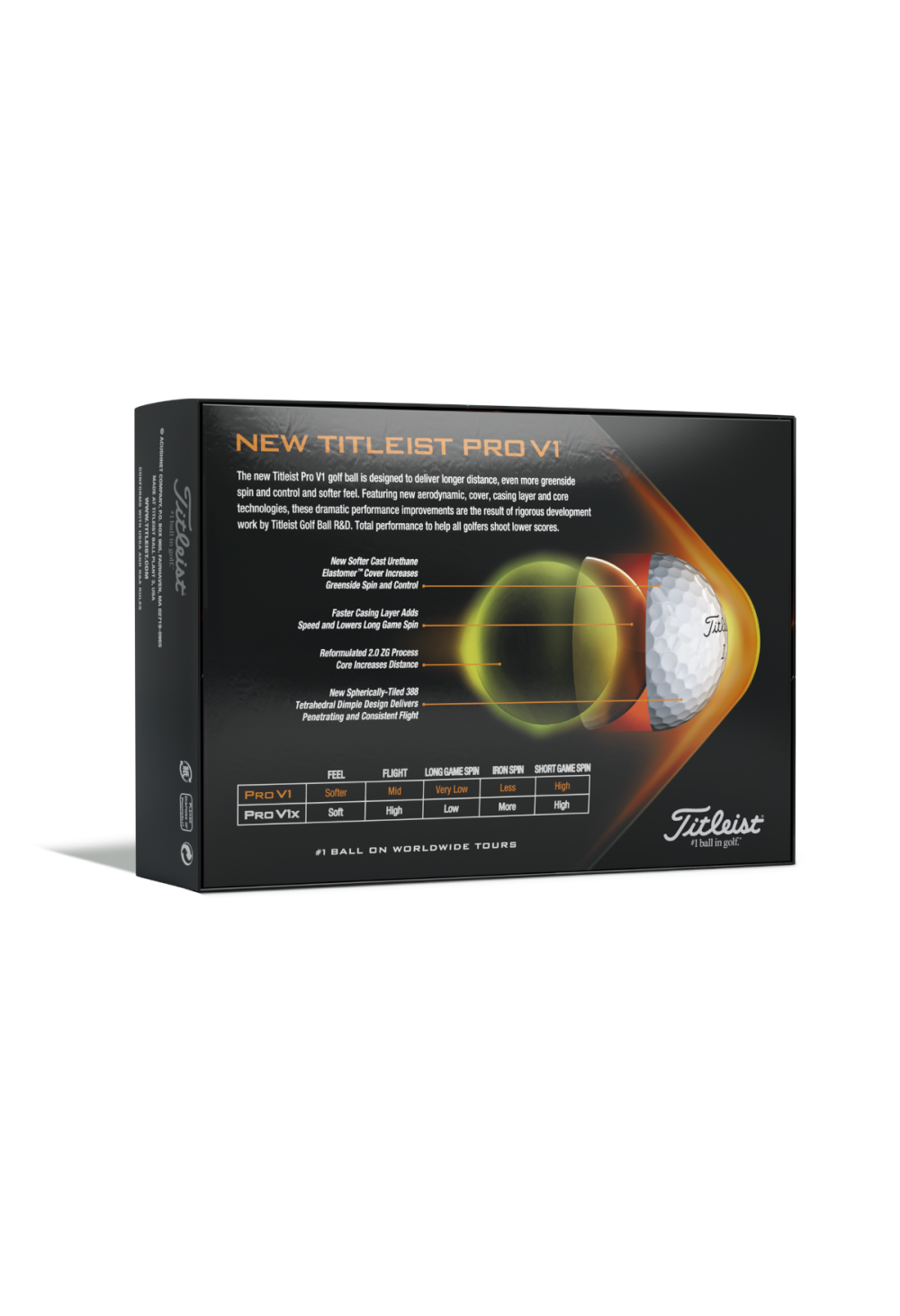 Titleist Pro V1 AIM Golf Balls | White 4 Titleist Pro V1 AIM Golf Balls | White - Image 2