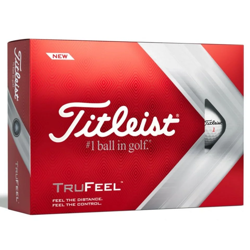 Titleist TruFeel Golf Balls | White 3 Titleist TruFeel Golf Balls | White