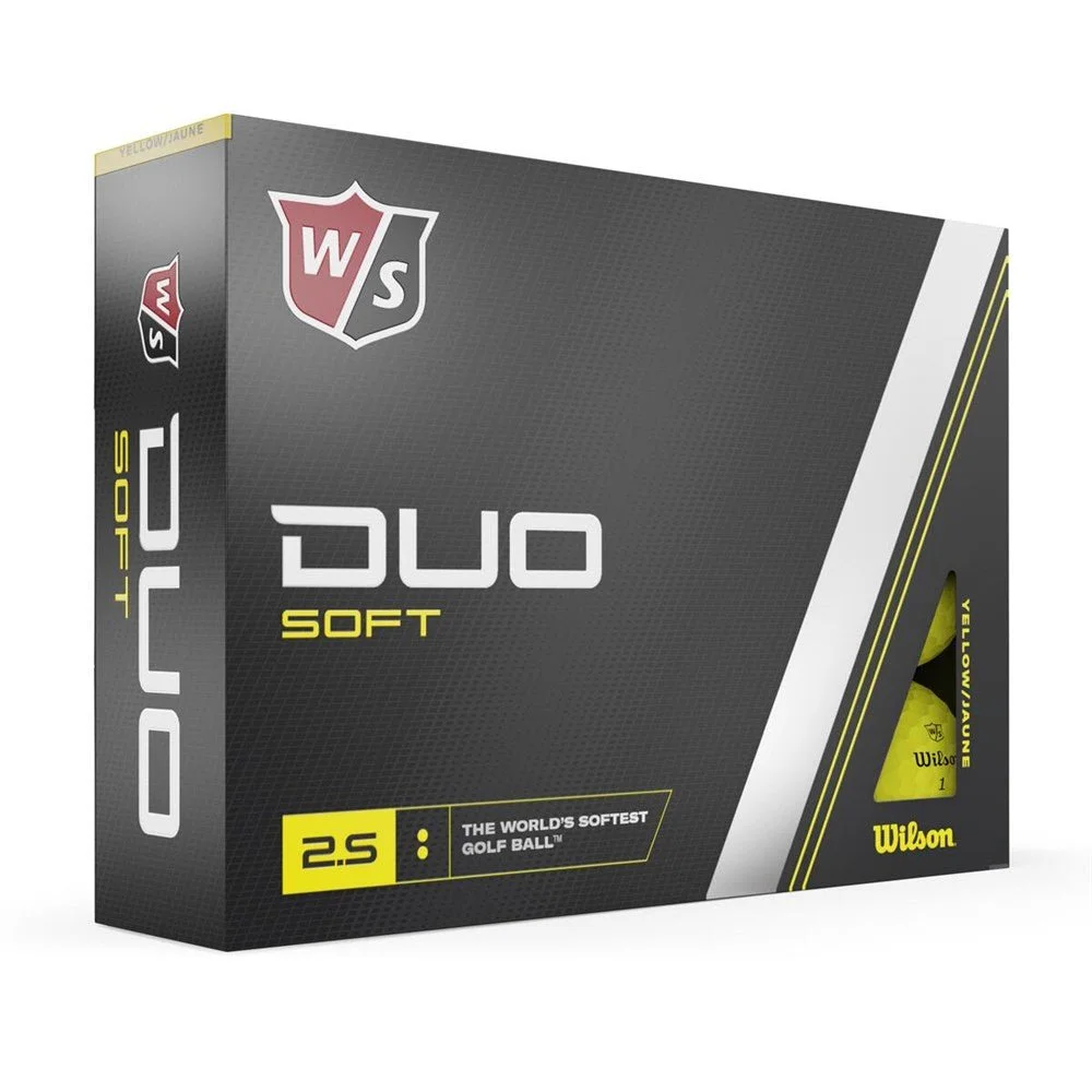 Wilson Duo Soft Golf Balls | Yellow 3 Wilson Duo Soft Golf Balls | Yellow