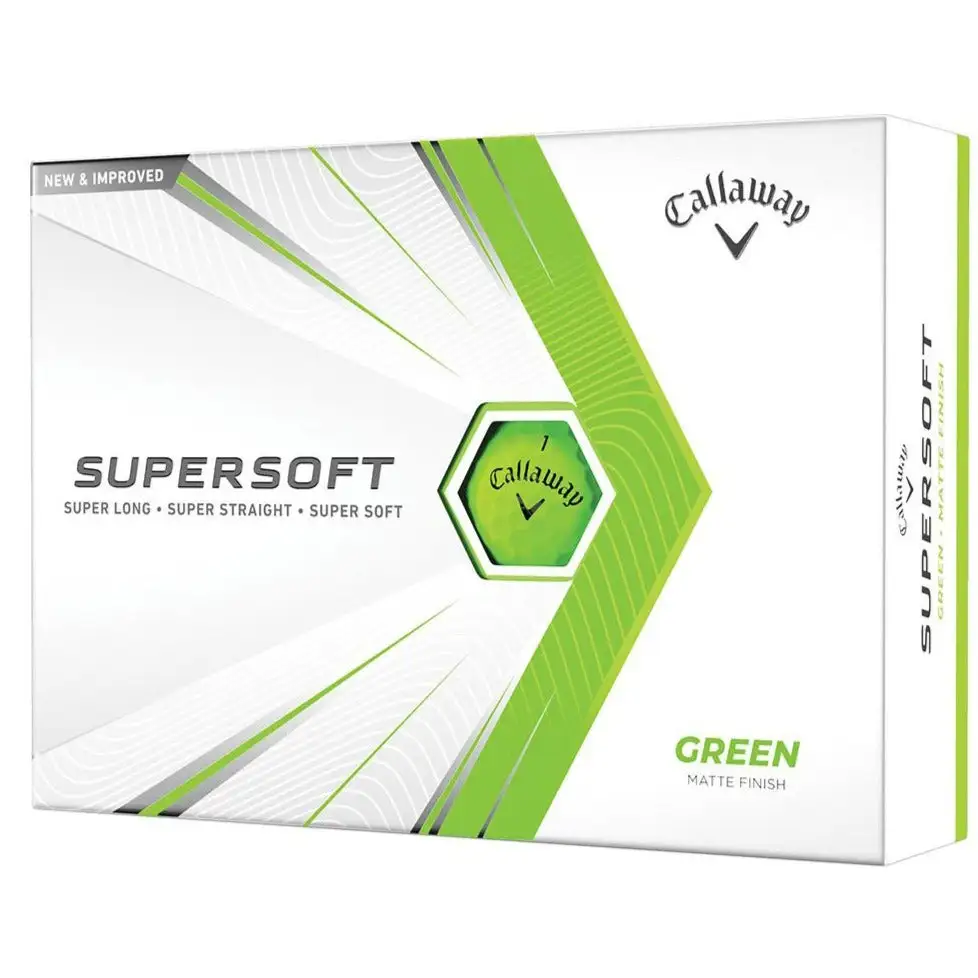 Callaway Supersoft Golf Balls | Green 3 Callaway Supersoft Golf Balls | Green