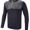 Calvin Klein Quarter Zip Quilted Thermal Hoodie