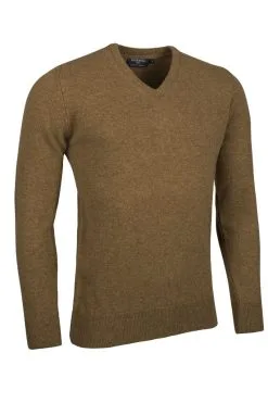 Glenmuir Lomond V Neck Lambswool Sweater -Golf Callaway Sales lomonddriftwoodd