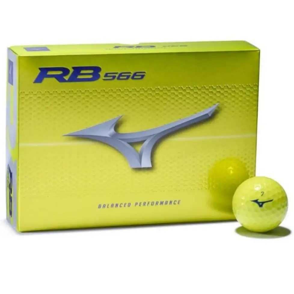Mizuno RB566 Golf Balls | Yellow 3 Mizuno RB566 Golf Balls | Yellow