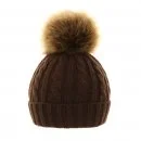Greg Nicholson Golf Cable Knit Hat With Large Pom Pom