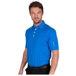Greg Nicholson Golf Island Green Top Stitch Polo Shirt
